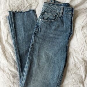 Sarah Slim High Rise Light Wash Denim Jeans